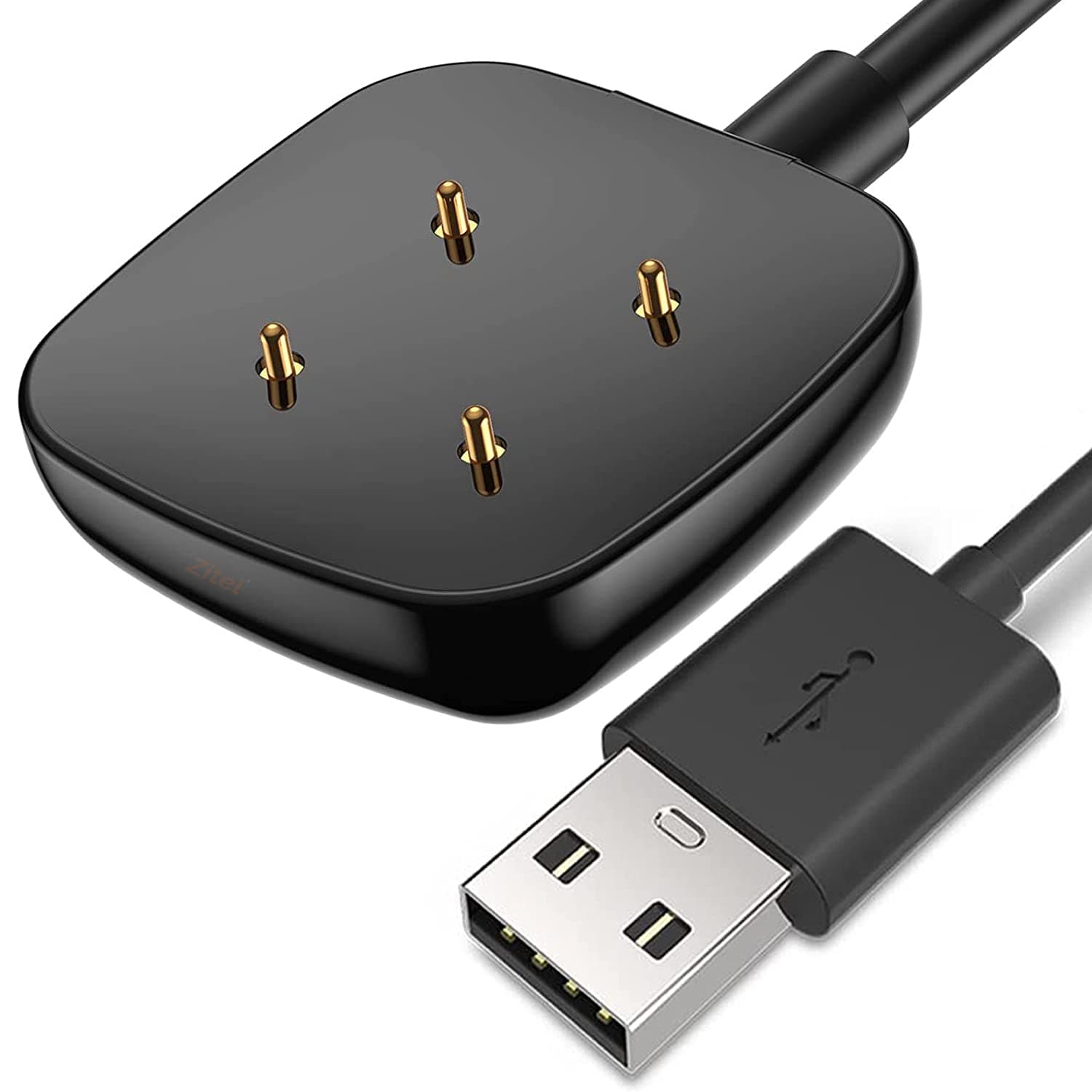 Charger Dock Cable Compatible with Fitbit Sense/Versa 3 - Black