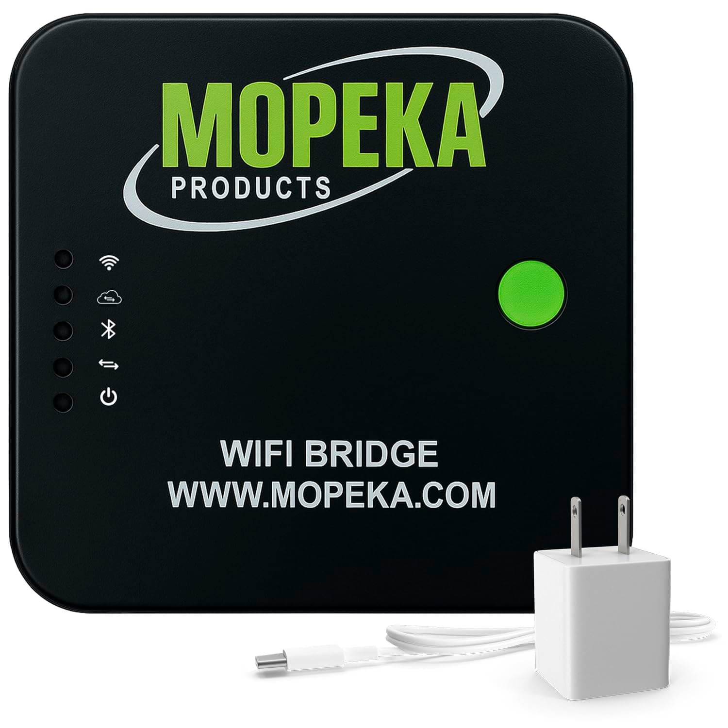 WiFi Router Bridge - Compatible with Mopeka Pro Check, Universal or Pro+LR Bluetooth Sensors Only - Check Propane Tank Levels Anywhere - Perfect for RVs, Cottages & Outdoor Grills