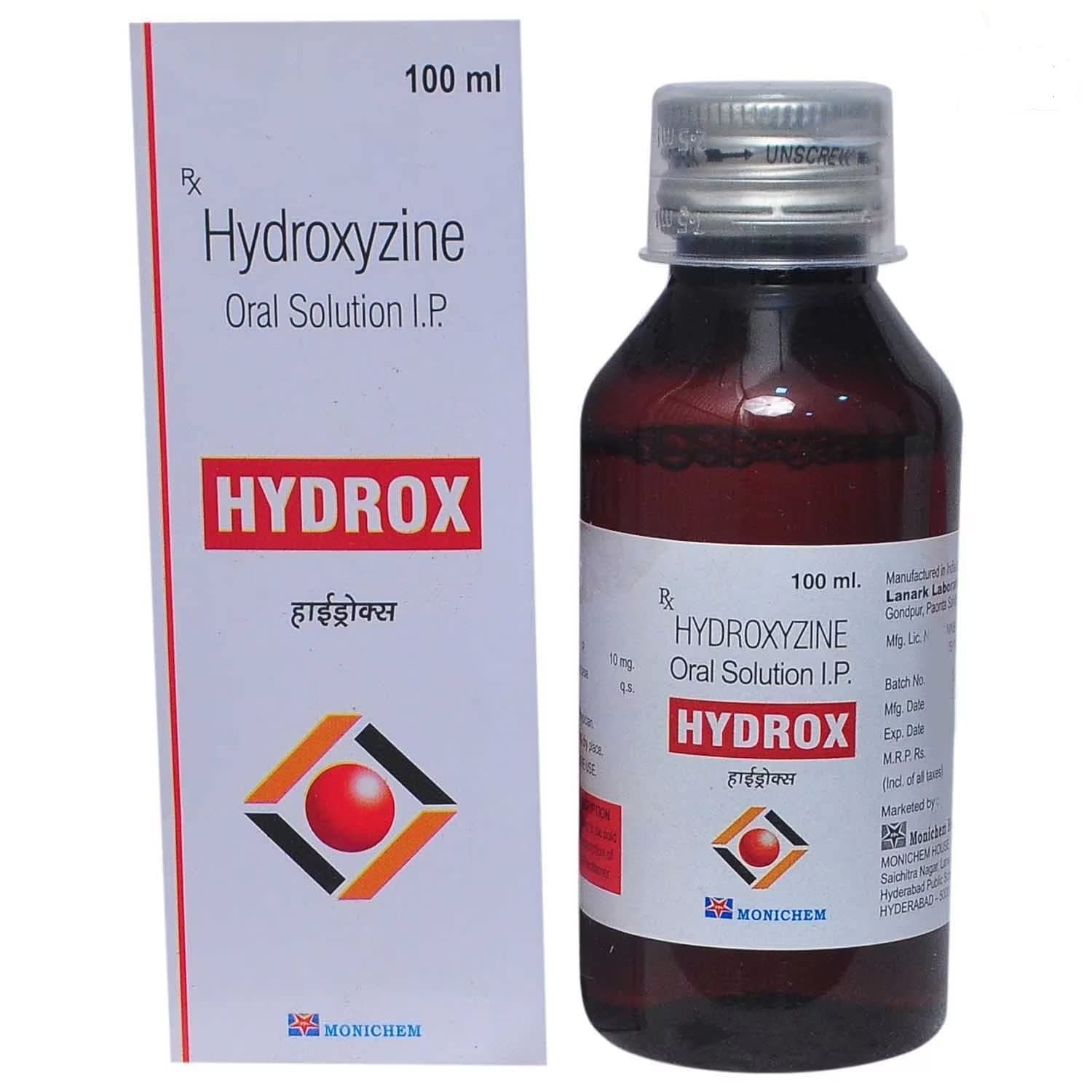 Hydrox - Bottle of 100 ml Syrup