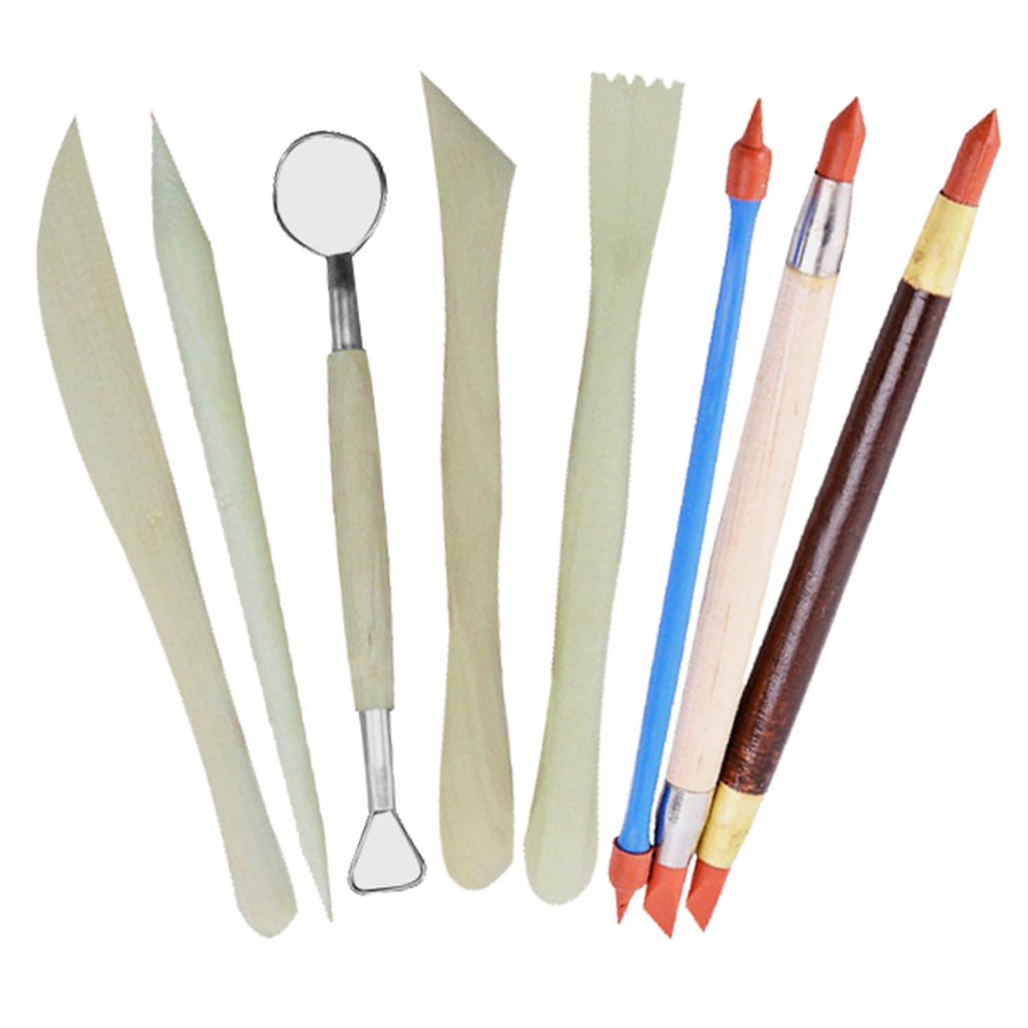 DOITEM Clay Sculpting Tools, Wartoon 30Pack Sculpting Tools Pottery Clay Tools Clay tools Pottery Clay Sculpting Tools Sculpting Clay with Reusable Pouch for Polymer Clay Pottery Ceramic Art Craft