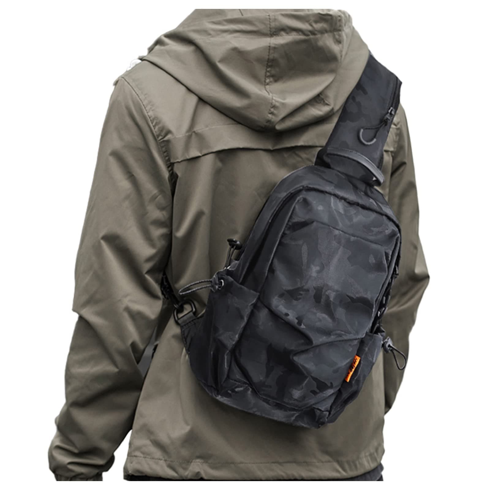 SEAFEWMen's Daypack Backpacks, Black, L