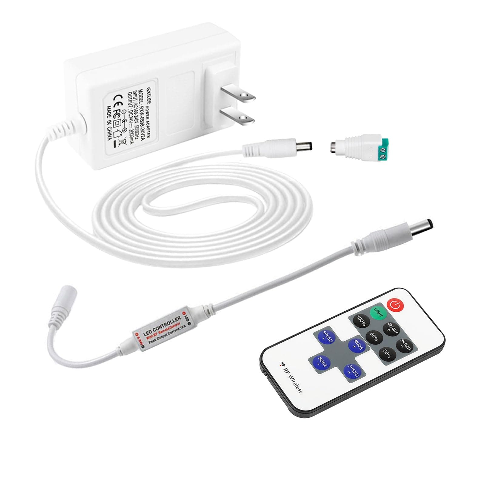 2A 24v power supply with dimmer switch