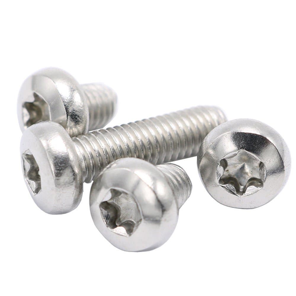 M1.6 Pan Head Torx Socket Cap 304 Stainless Steel Machine Screw,Pack of 100-piece (M1.6 x 5mm)