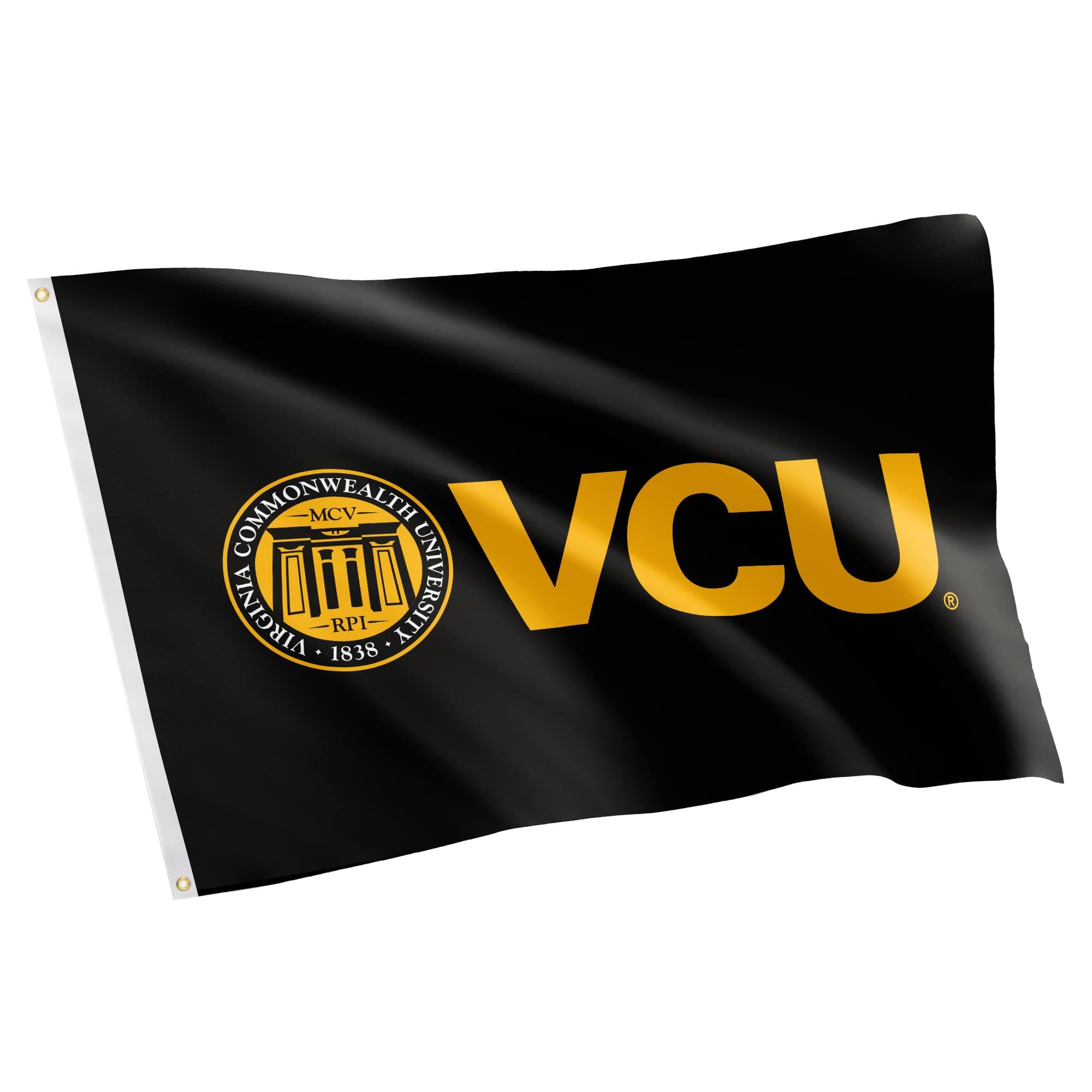 Desert Cactus Virginia Commonwealth University VCU Rams NCAA 100% Polyester Indoor Outdoor 3 feet x 5 feet Flag (Flag 7a)