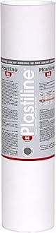 Plastiline 5755T - Plastiline tube - Modelling Paste, High Precision - Sculpting, Moulding - Hardness 55 (medium) - 5 kg - Dark Grey shade. Made in France