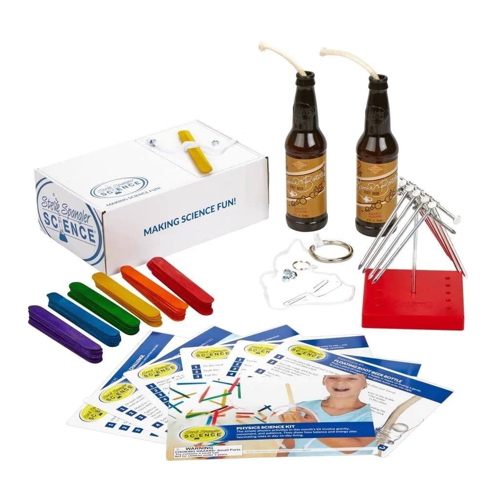 STEM Kit: Physics Science Kit, Ages 8+, Experiments for Kids, Chemistry Set, STEM Projects, Educational Toys