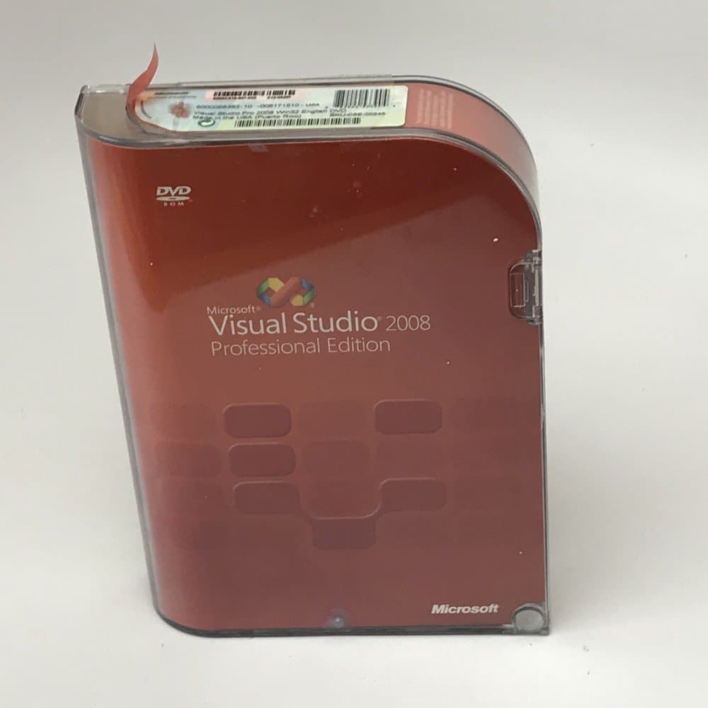 Microsoft Visual Studio 2008 Professional OLD VERSION