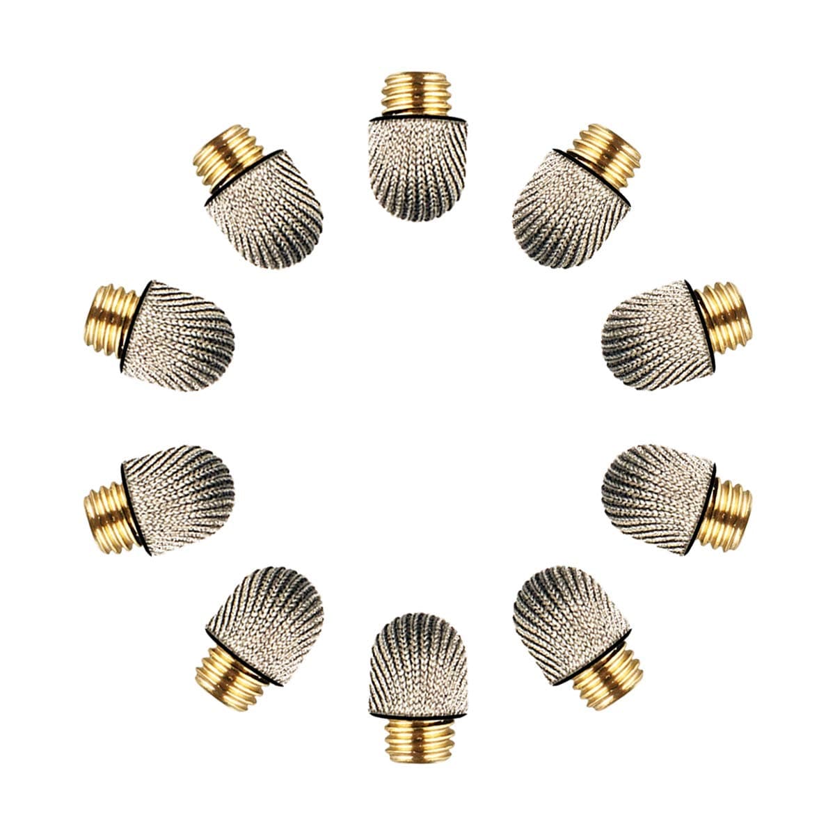 Replacement Fiber Tips, Pack of 10 Stylus Replaceable Mesh Tips with Nanofiber/Microfiber for Elzo Premium Metal Slim Capacitive Pens