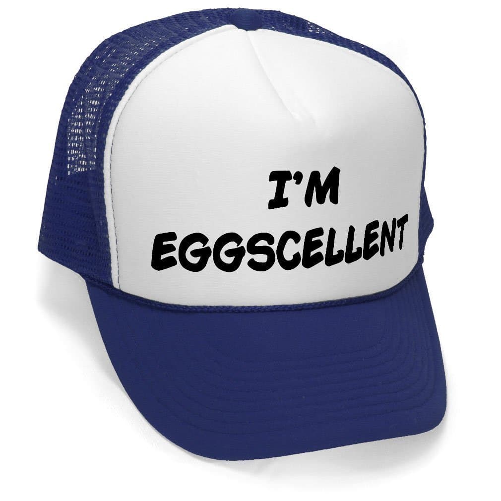I'm Eggscellent - Size Regular (One Size Fits All) Trucker Hat