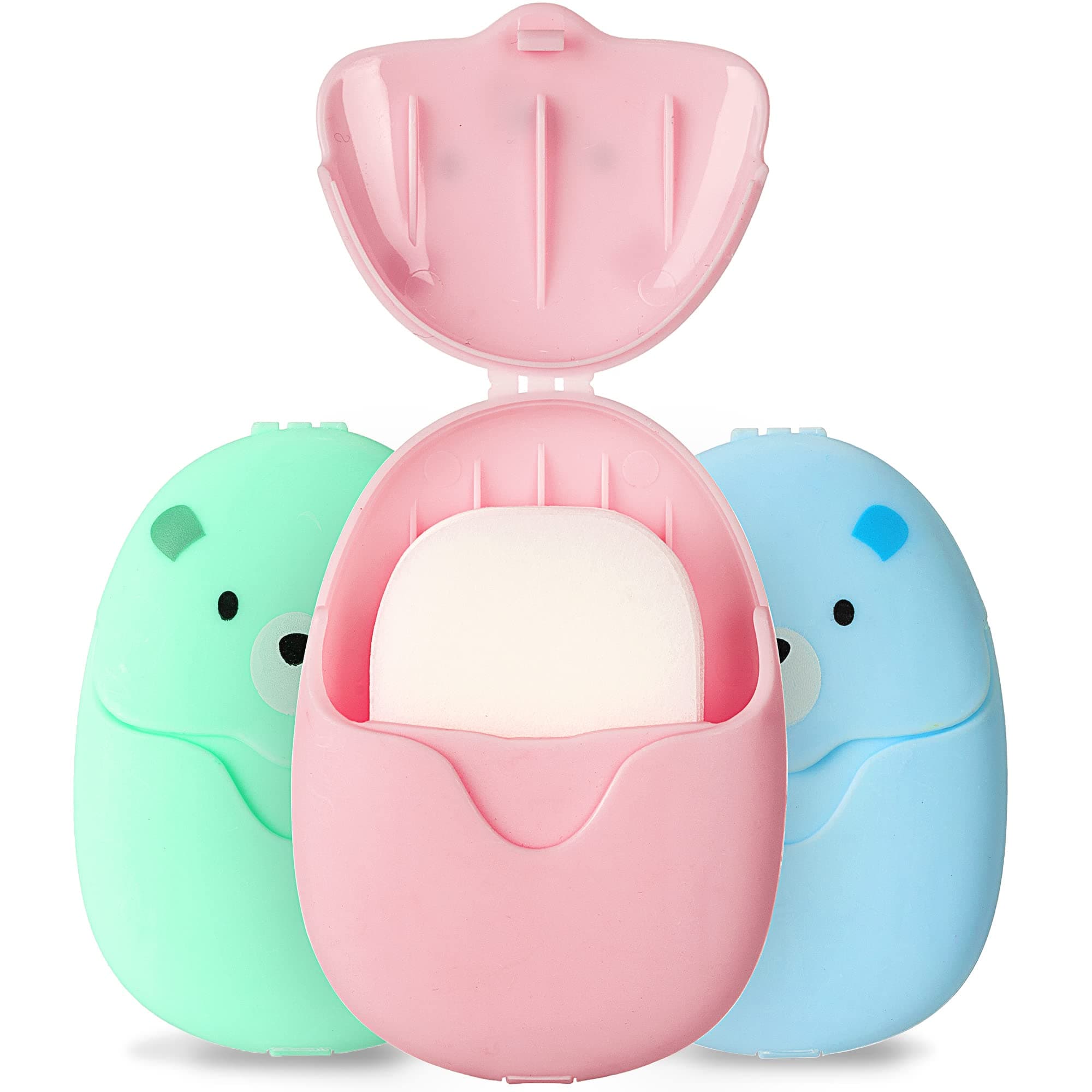 BAIKAFU 3 Boxes (150 sheets) Soap Paper Sheets Portable Disposable Travel Scented Bath Slice Sheet Foaming Paper Soap Confetti Slide Flakes for Travel, Hand Soap, Indoor, Outdoor, Camping Hiking.