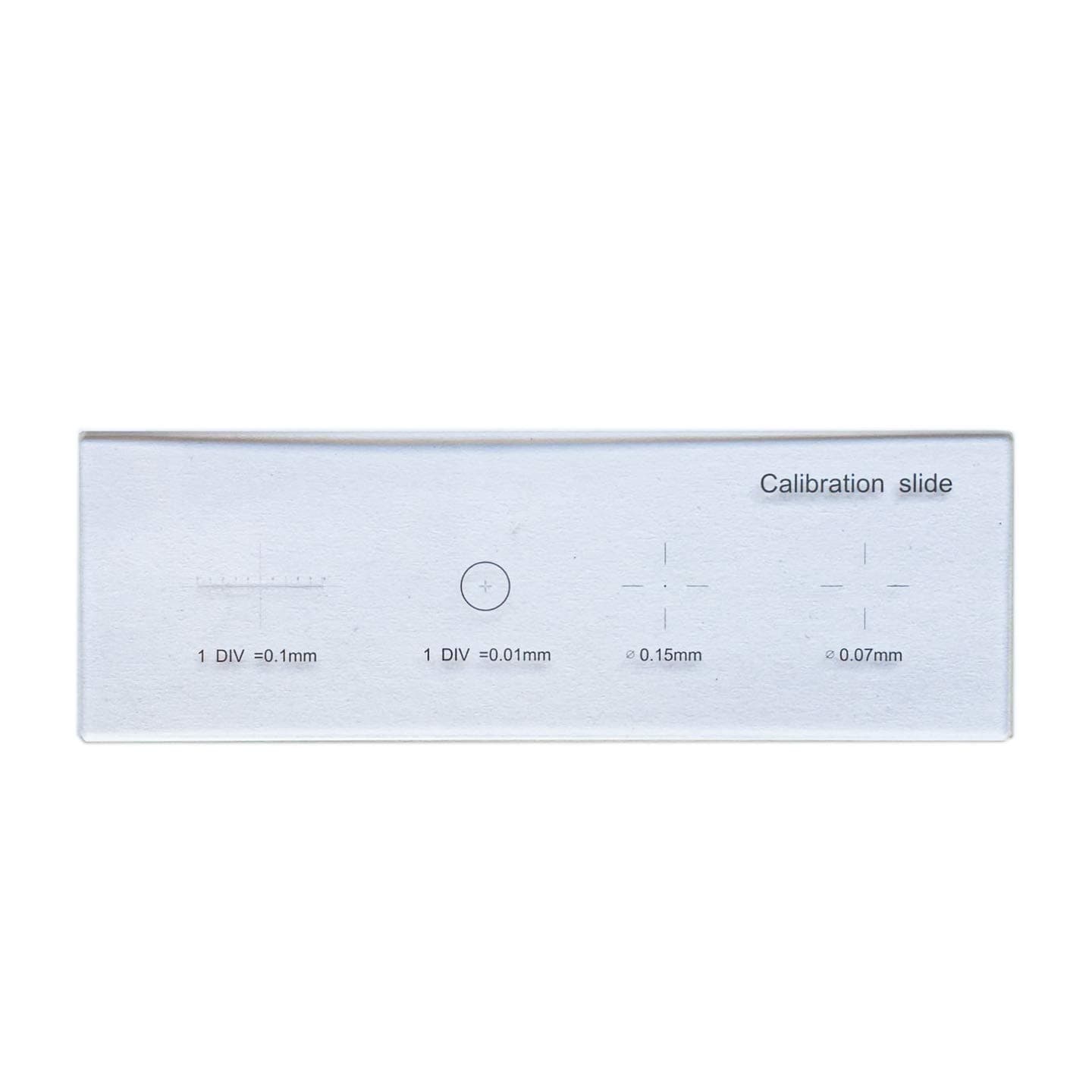 0.01mm Microscope Objective Micrometer Micrometer Metallographic Correction Ruler Scale Reticle 4 Scales