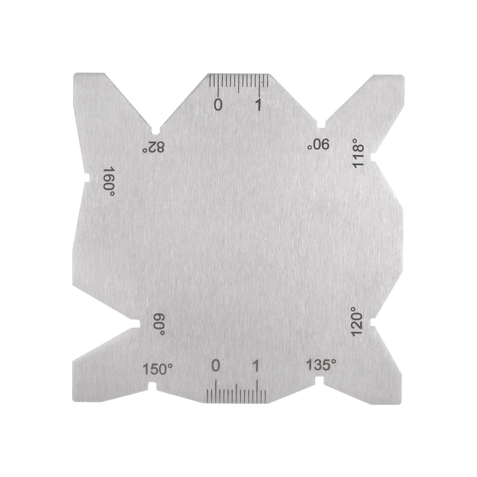 HARFINGTON Drill Bit Angle Gauges 60°-160° Drill Sharpening Gauge, Stainless Steel Angle Measuring Gage