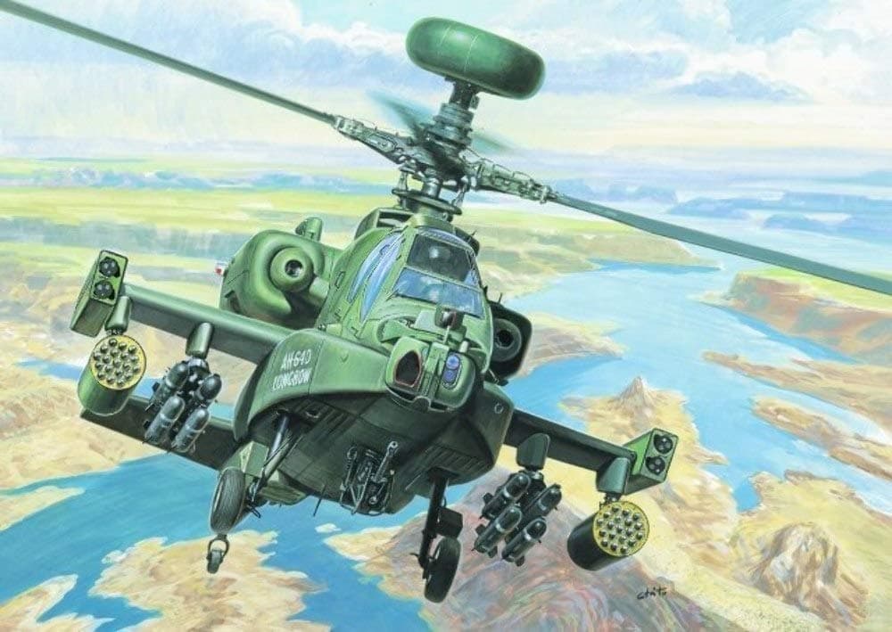 0080S Ah-64 D Longbow Apache Model