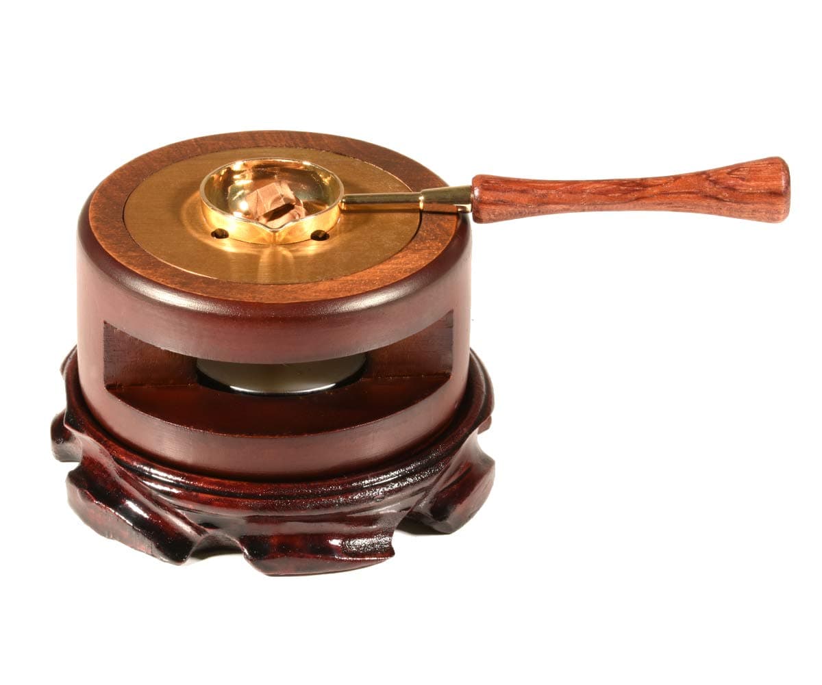 Gold wax seal warmer