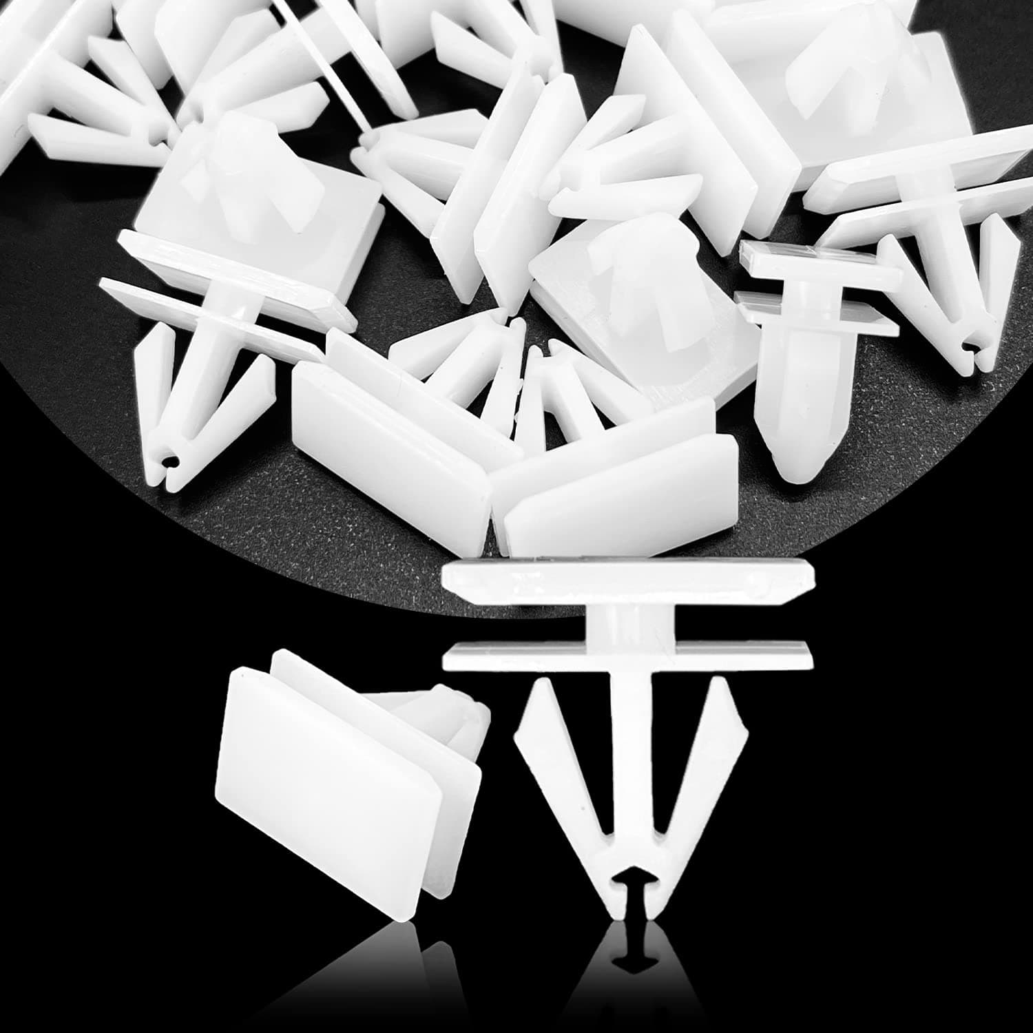 20PCS Rocker Panel Moulding Rivets Clips Compatible with GM Chevy Buick Cadillac 25693852