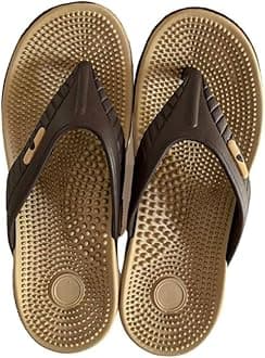 LifeBalance Comfortable Foot Massage Slipper with Arch Support for Pain Relief, Orthopedic Slippers