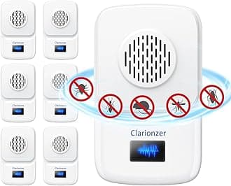 Ultrasonic Pest Control Repeller (6 Pack) - Pest Control Repeller Plug in, Ants, Spiders, Mouse, Bed Bugs, Mosquitos, Insect, Roach, Rodent for Home, Kitchen, Office, Warehouse