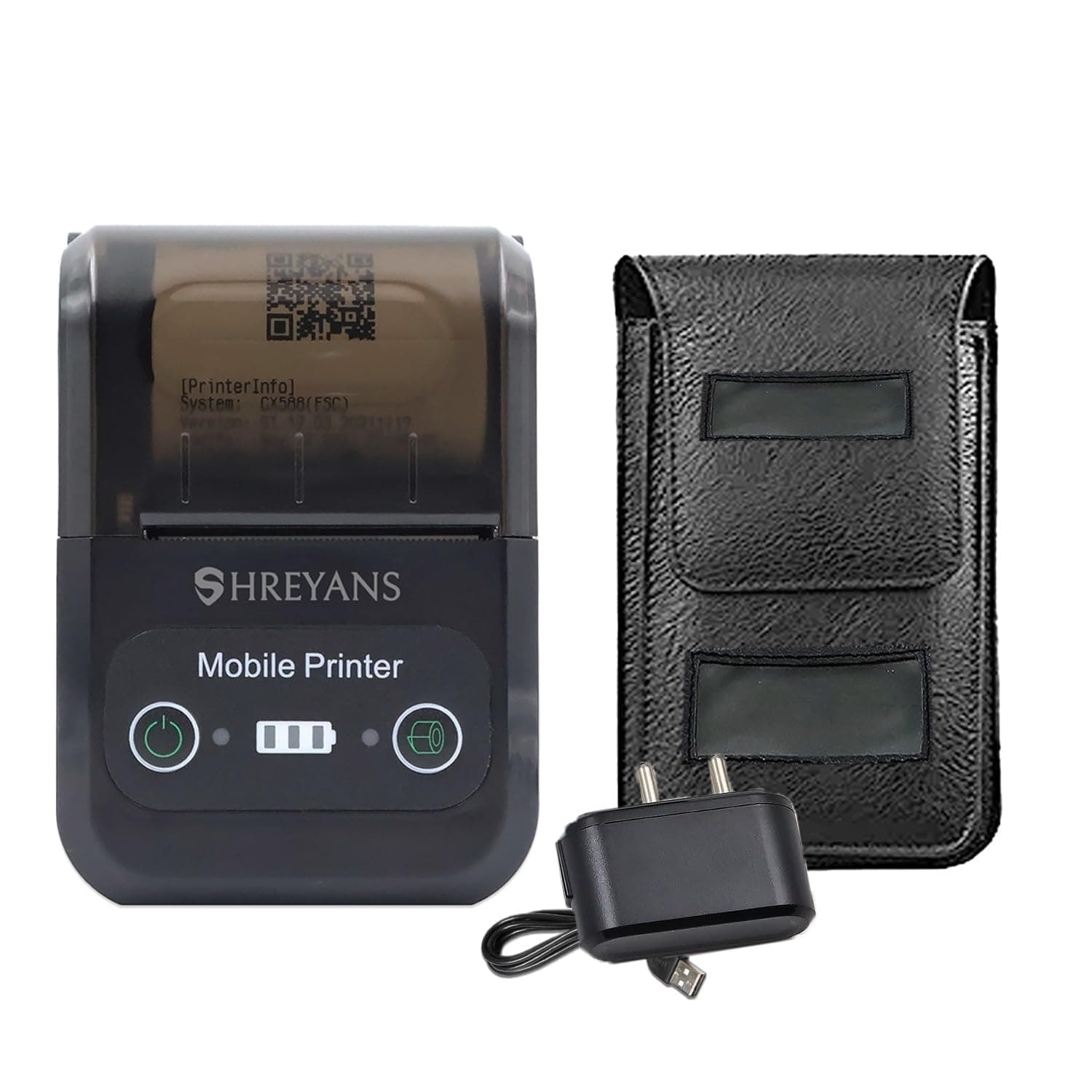 Shreyans (SRS58B) Thermal Receipt Printer, Portable Small Bluetooth Printer
