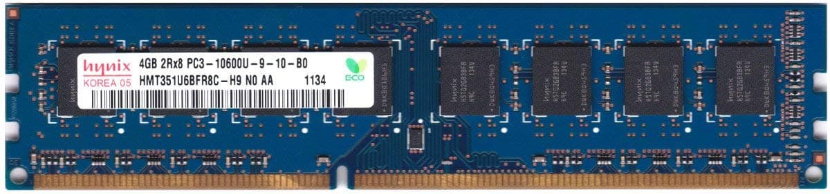 - Hynix 4GB DDR3 RAM 1333FSB