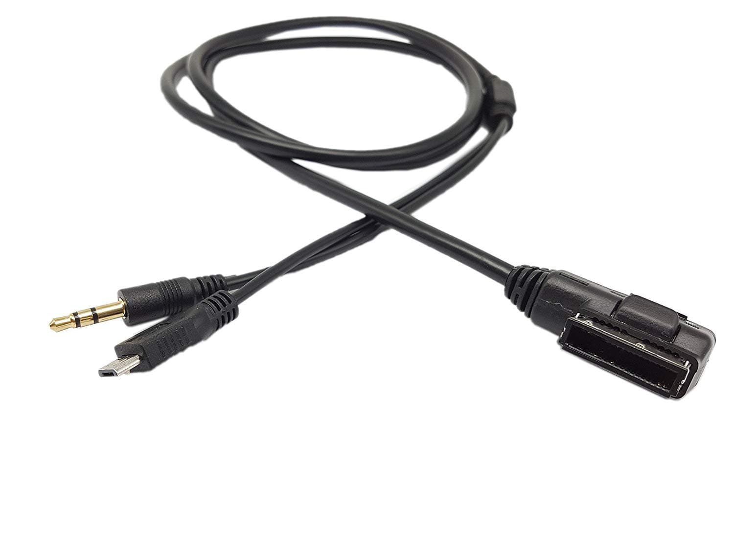 Audi AMI to Micro USB & 3.5mm Cable,SinLoon AMI MDI to Stereo 3.5mm Audio Aux & Micro USB Charge Adapter Cable for Samsung LG HTC Motorola AUDI A3 A4 A5 A6 S5 A8 Q7 S4 AMI MDI MMI system VW Volkswagen