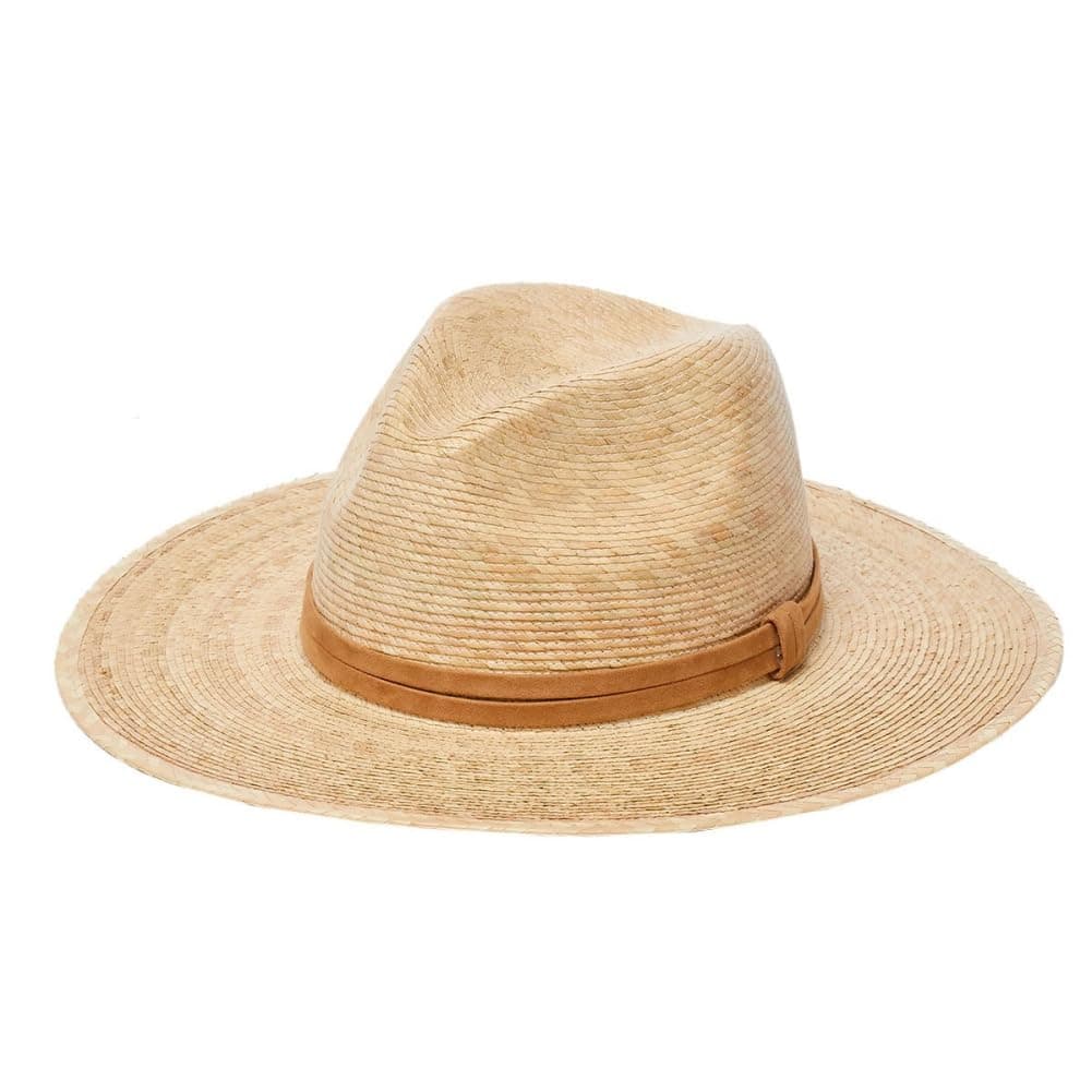 GenericLa Isla Palm Leaf Rancher Hat - Premium Flat Brim for a Stylish Summer and Vacation UPF 50+