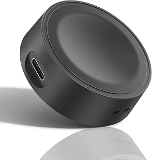 USB C Charger Dock for Samsung Galaxy Watch 42mm/46mm, 5W Upgraded Charging Cradle Compatible with Galaxy Watch SM-R800/R810/R815, Only Charger Dock (Black)