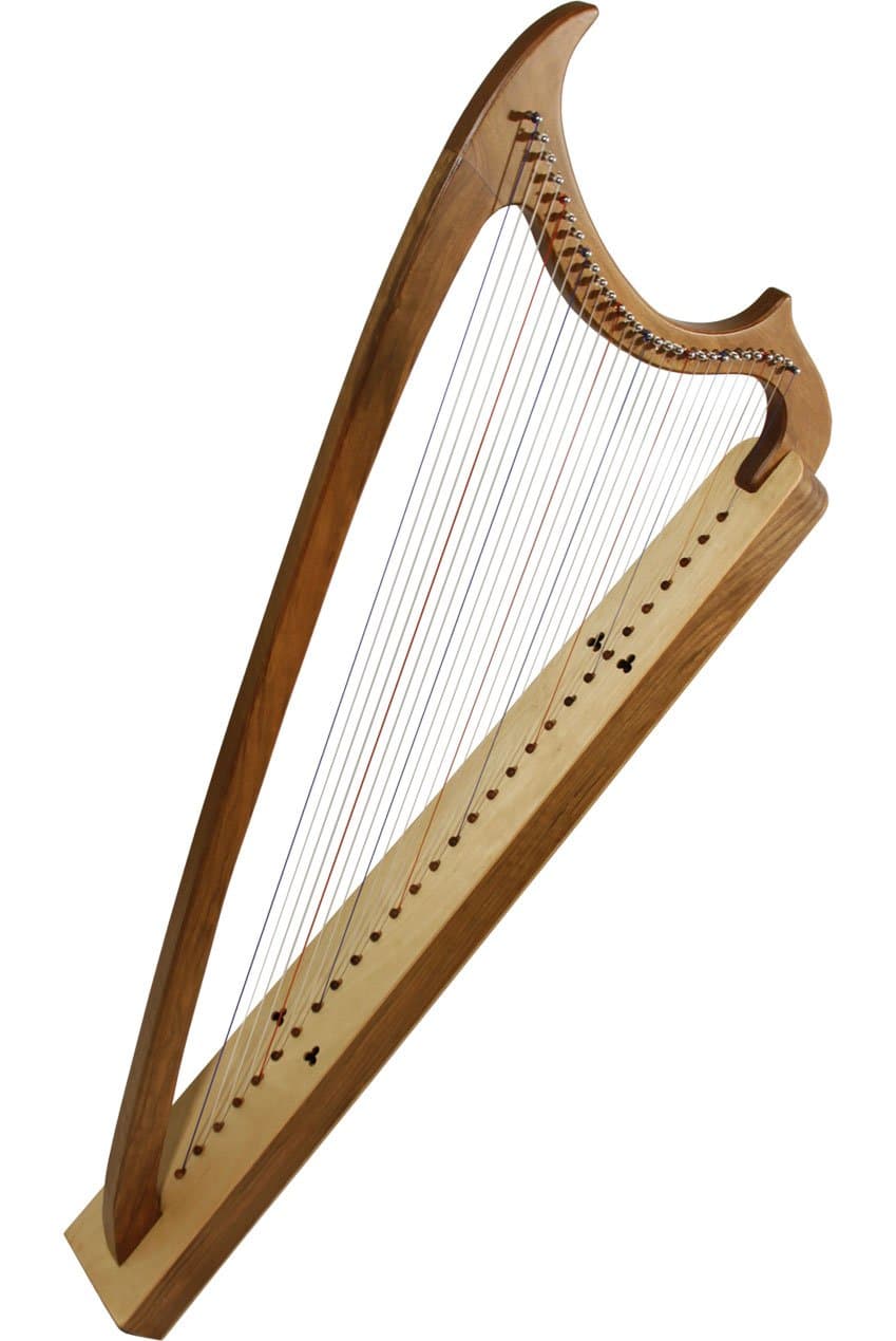 EMS 29-String Gothic Harp - Solid Walnut