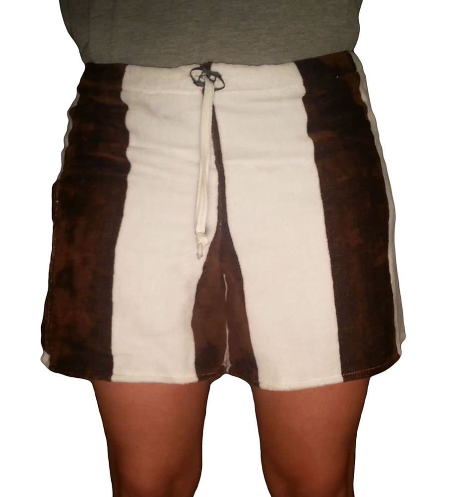 Showels Women's Medium Short Brown and White