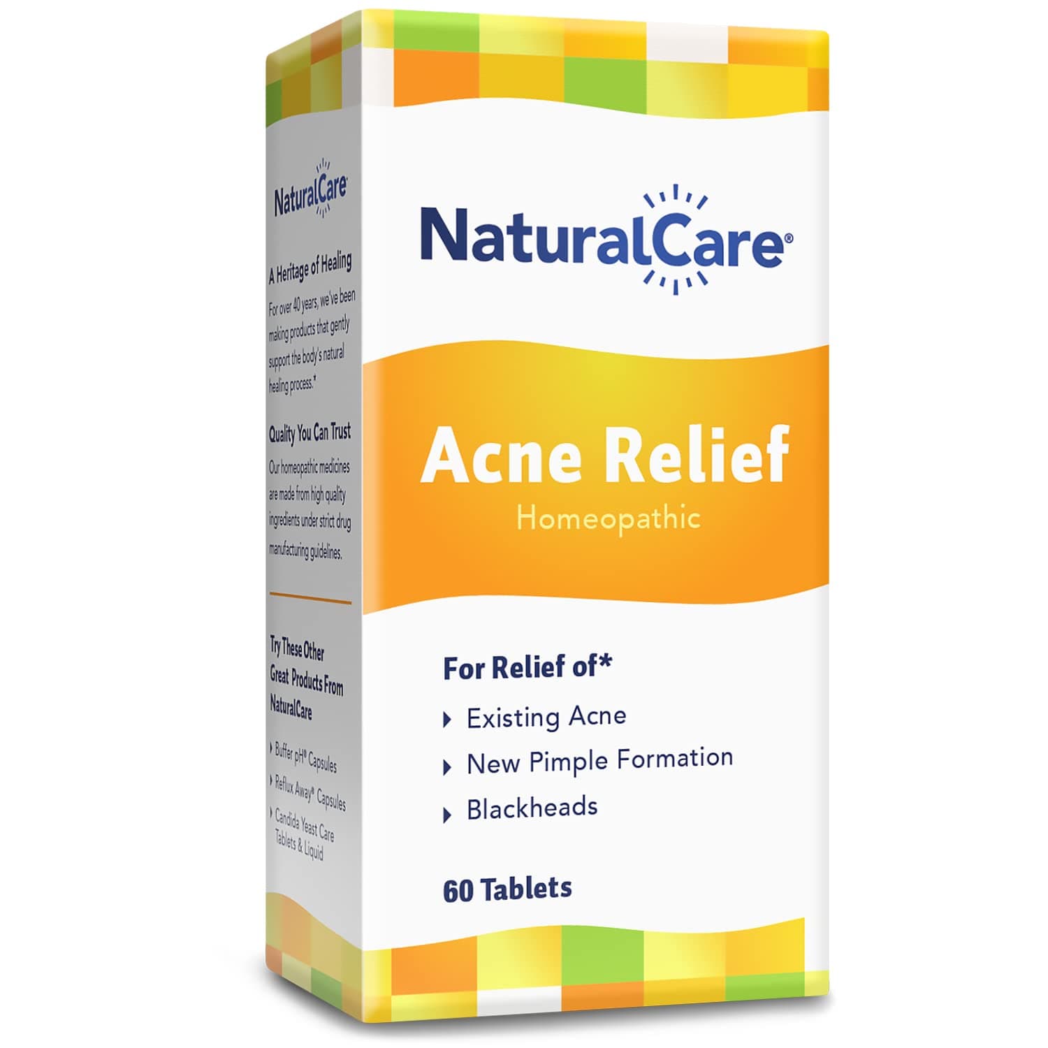 NaturalCare Acne Relief, Homeopathic Tablets, 60ct