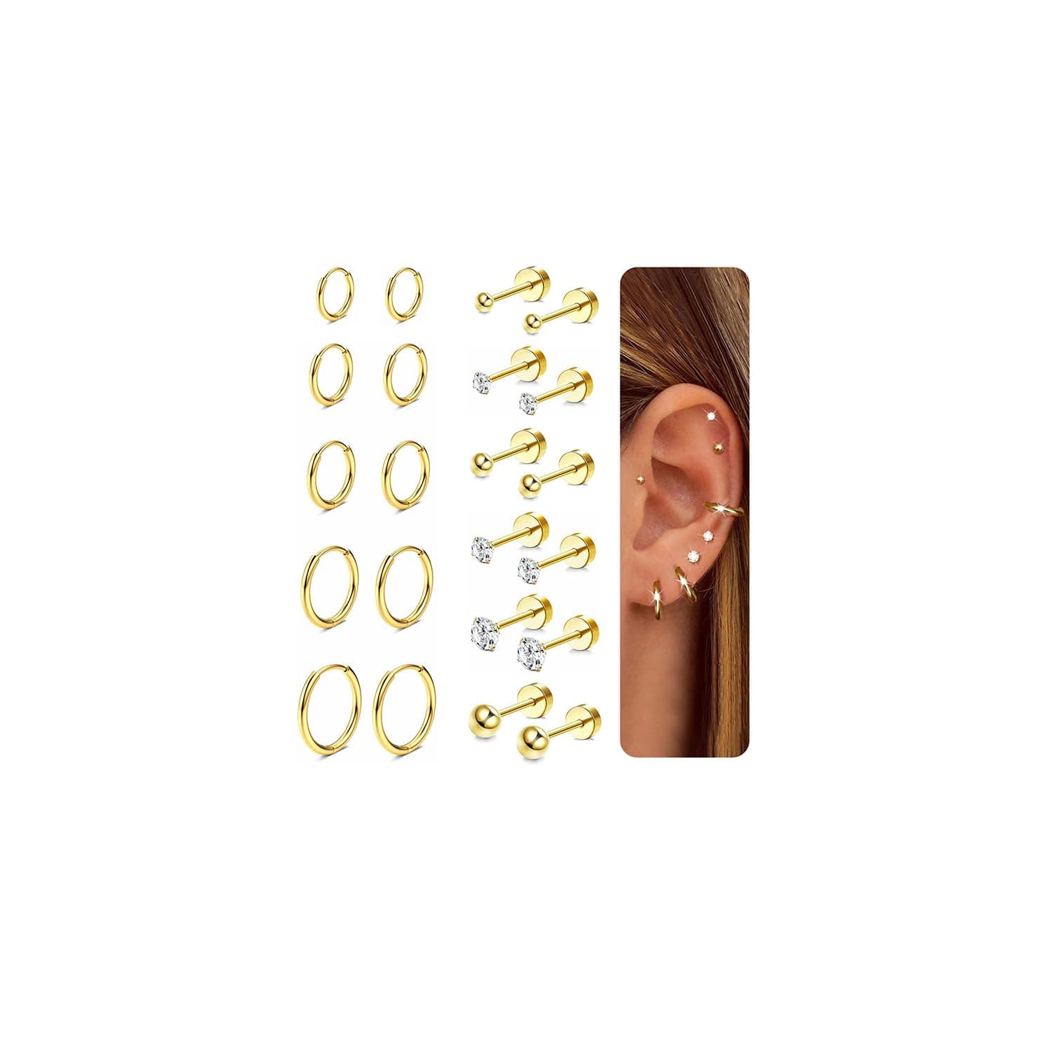 Gold Earrings for Women