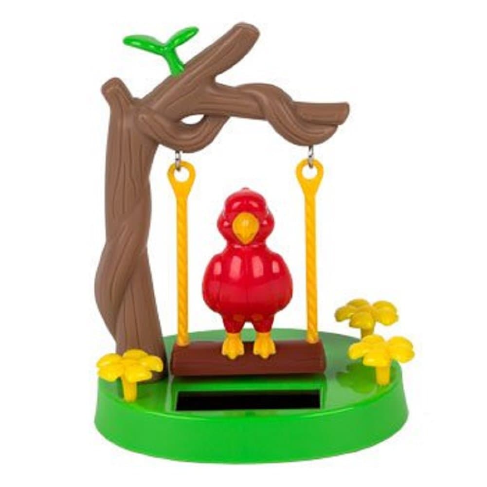Solar-Powered Swinging Parrot