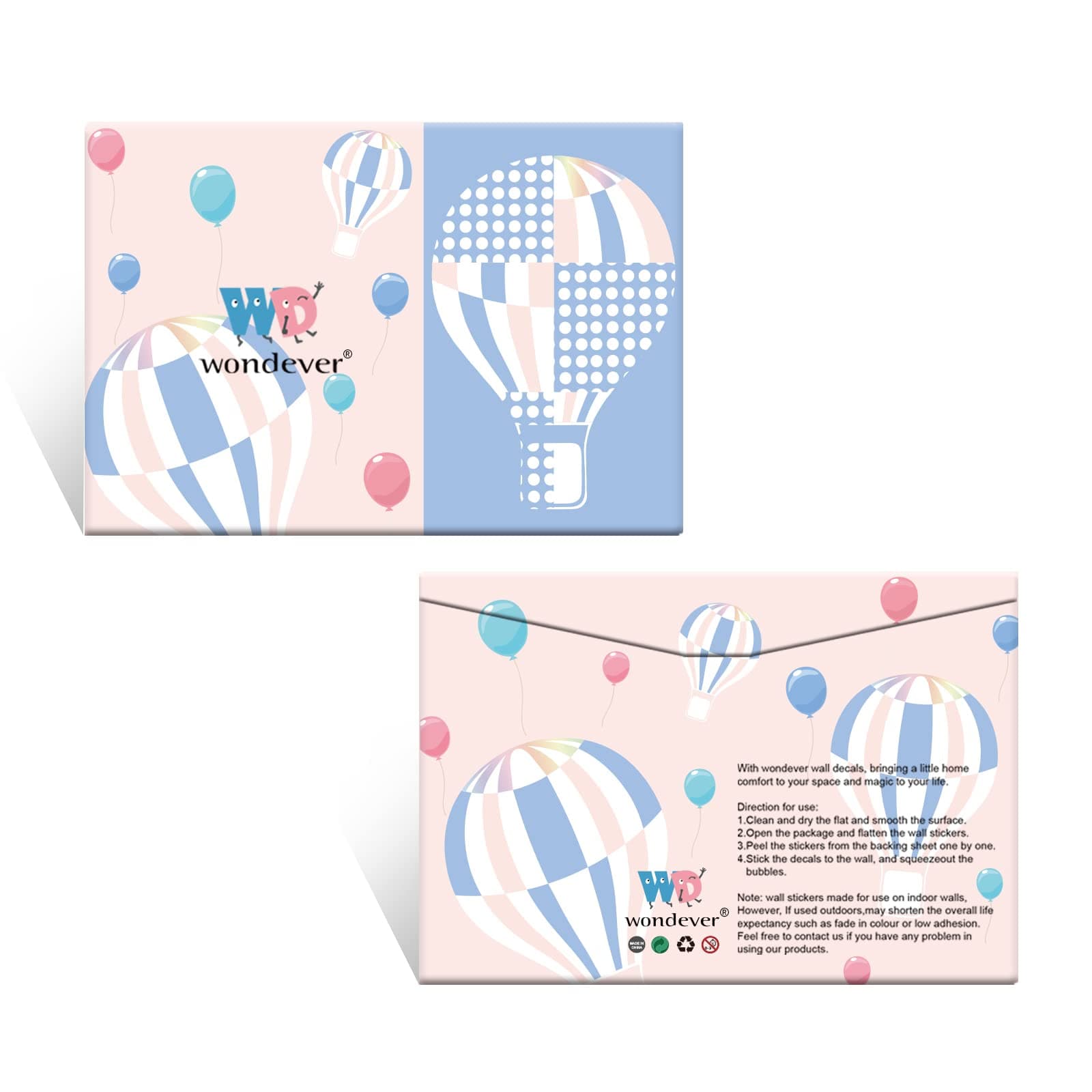 wondever Planets Outer Space Wall Stickers Be Kind Be Brave Inspirational Quote Astronaut Peel and Stick Wall Art Decals for Baby Nursery Kids Bedroom Playroom