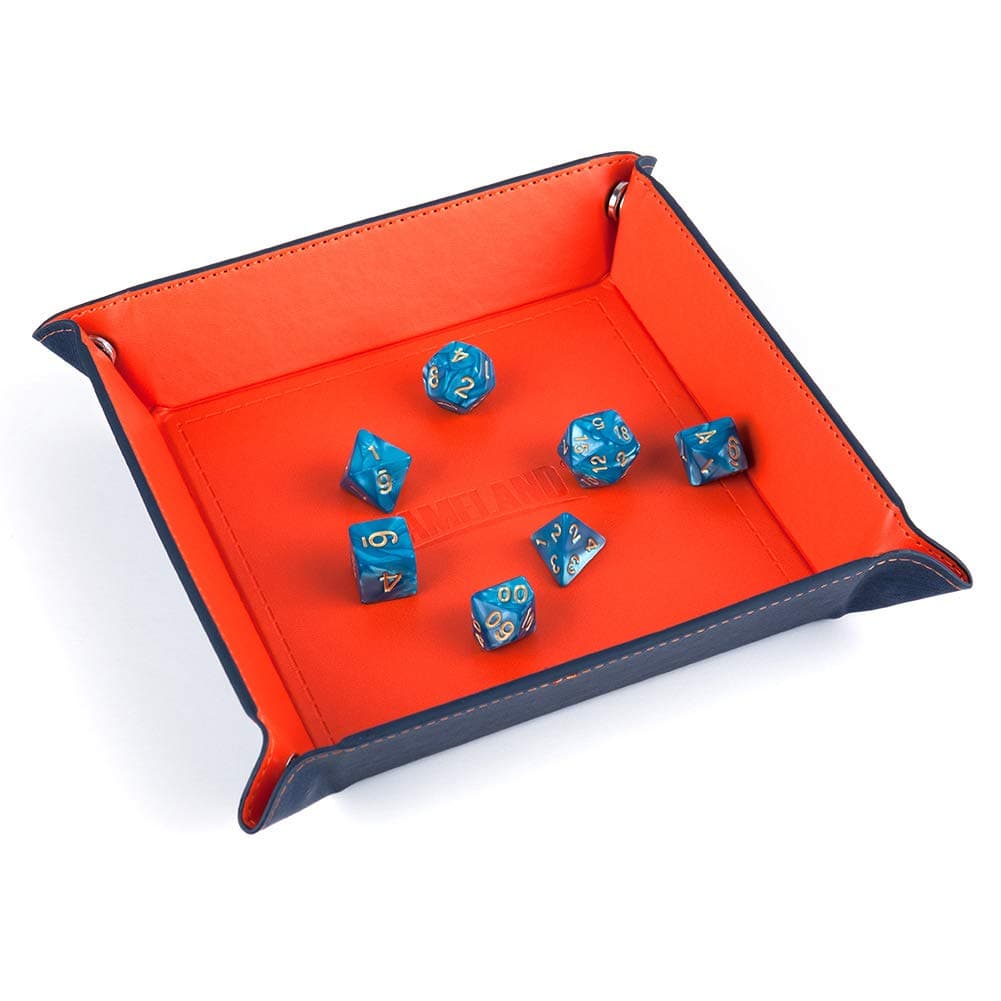 GAMELAND Dice Folding Tray, Dice Box, Dice Holder, Storage Box for for RPG Table Games Folds Flat, Fits in Board Game Box for Roleplaying RPG