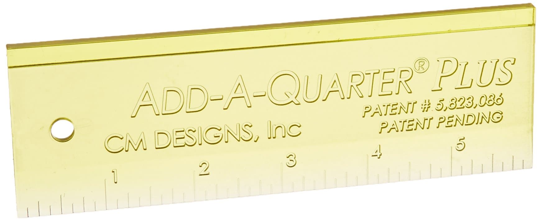 CM Designs Ruler 6" Add-A-Quarter Plus, Cotton