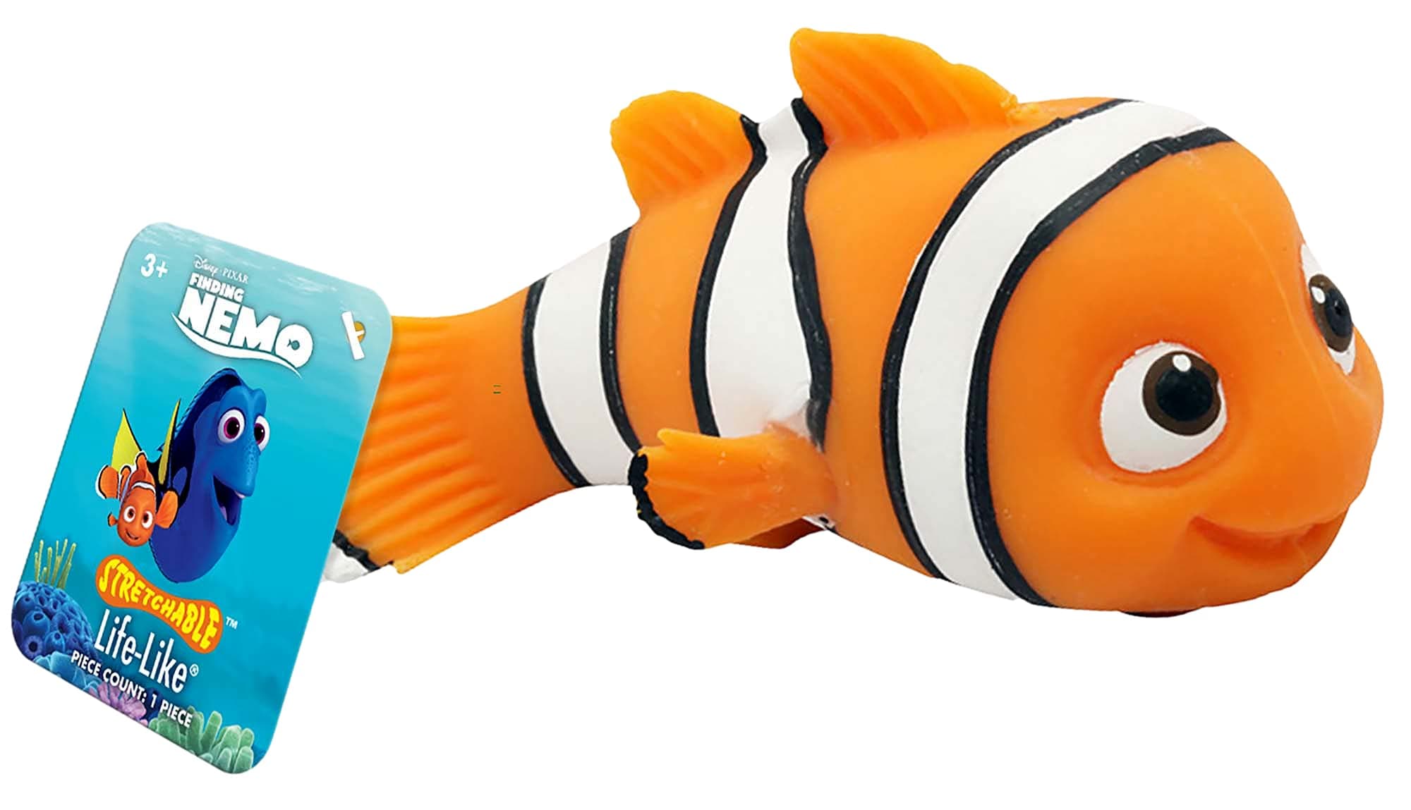 JA-RU Disney Stretchy Nemo Squish & Pull Toys (1 Unit) - Finding Nemo Fidget Toy for Kids, Boys & Girls - C-6900-1