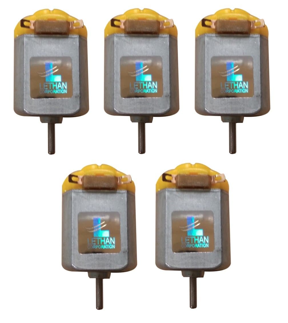 Lethan Rectangular Mini Motor 1.5-3V DC (Pack of 5)