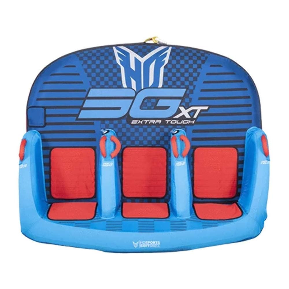 2020 3G XT Inflatable Seated Towable Watersports Pull Behind Boating Tube, 1 to 3 Person Capacity