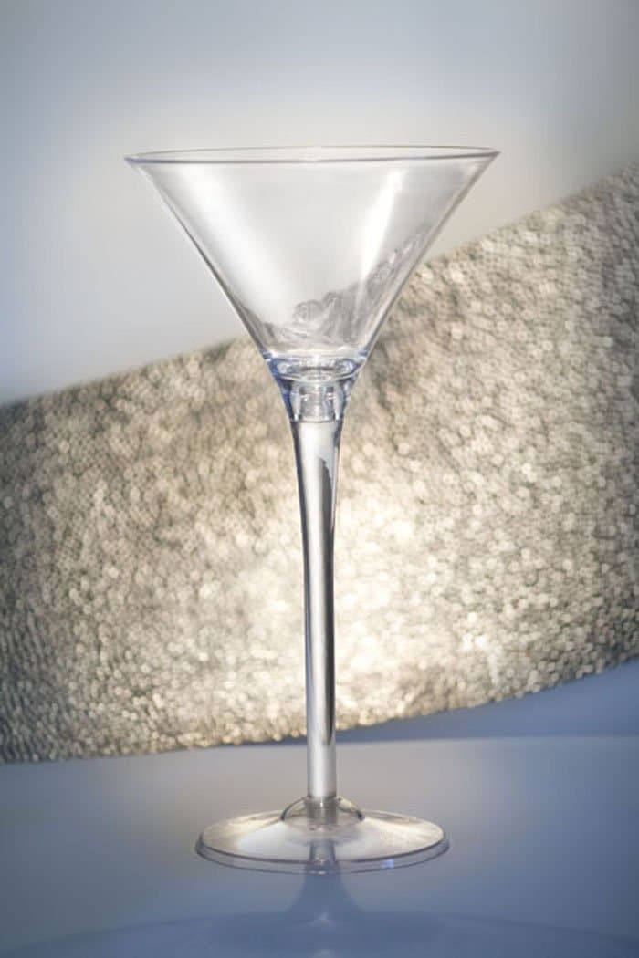 Large 28” Tall Acrylic Martini Glass