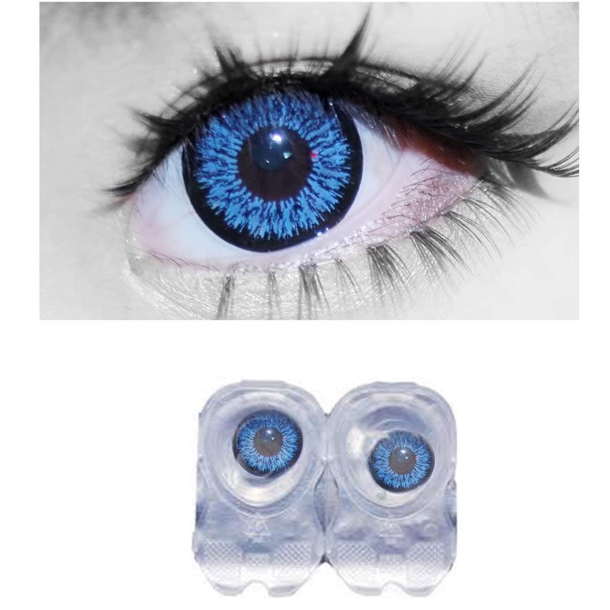 Soft Eye Color Contact Lens (Deep Blue)