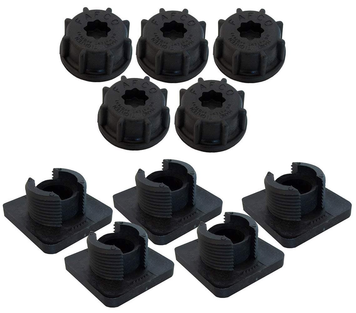 Fafco Replacement Base and Cap for Roof Strap - 5 Pack
