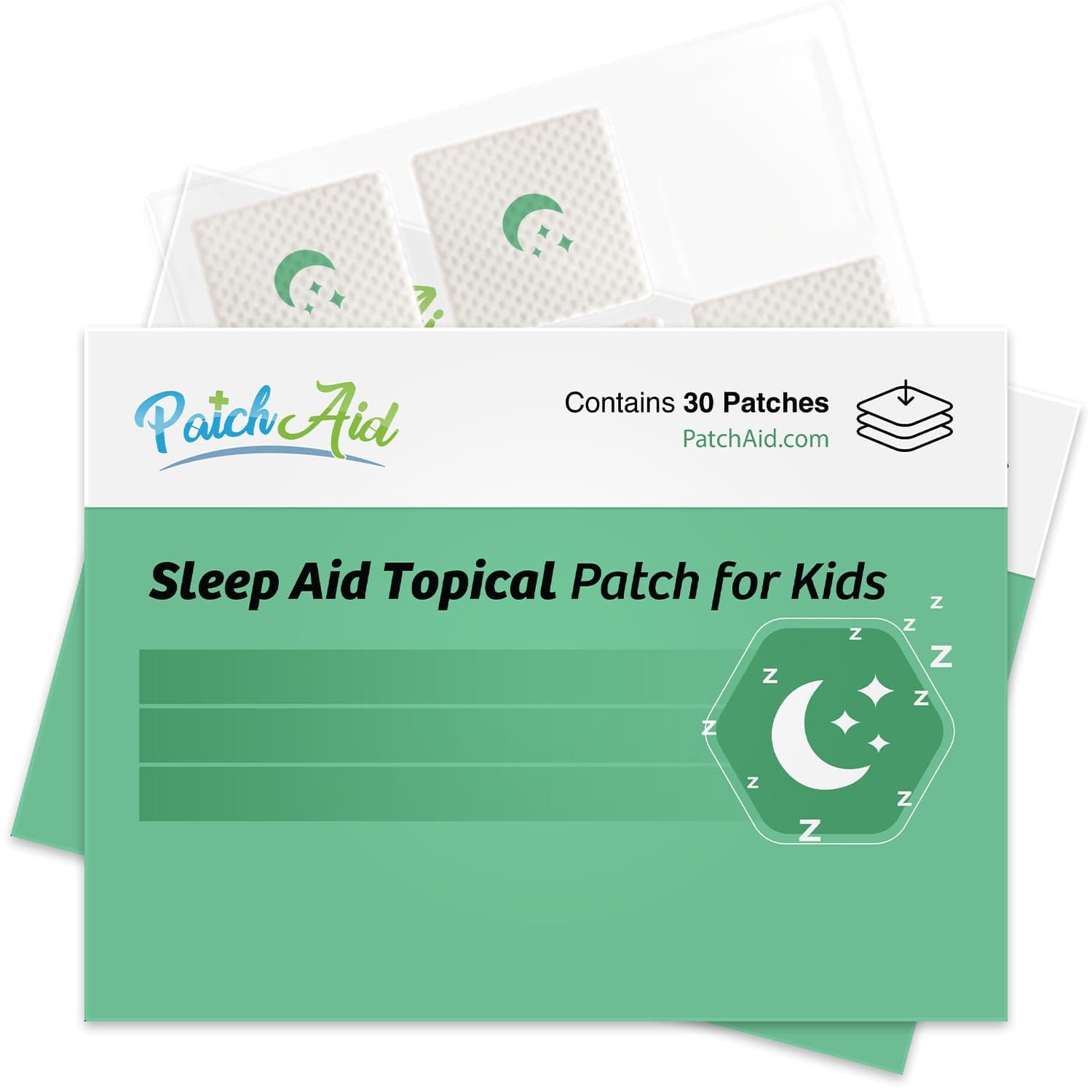 PatchAid Sleep Aid Topical Patch for Kids 30-Day Supply