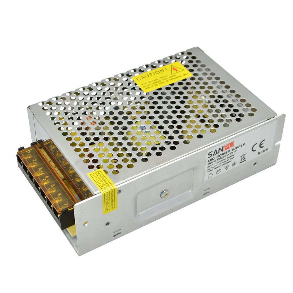 EMC EMI EMS 200W Switching Power Supply Source 12VDC 16A Transformer Converter 220V 12V Powerful LED Driver 12Volt Indoor (SANPU PS200-H1V12 EMC)