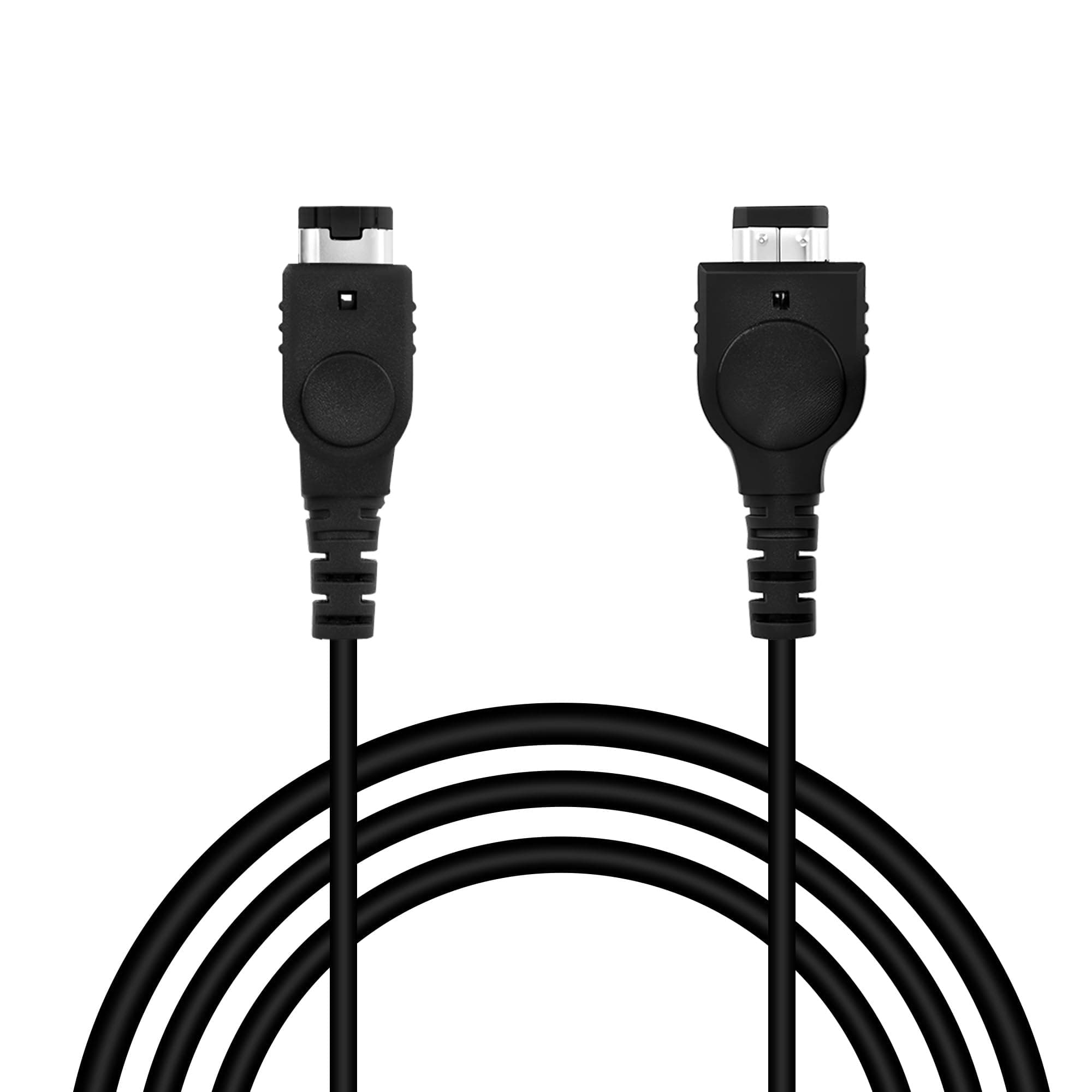 Mcbazel 2 Player Link Cable Connect Cord for Nintendo GBA Gameboy Advance and SP, GBA Link Cable - 3.9FT, Black