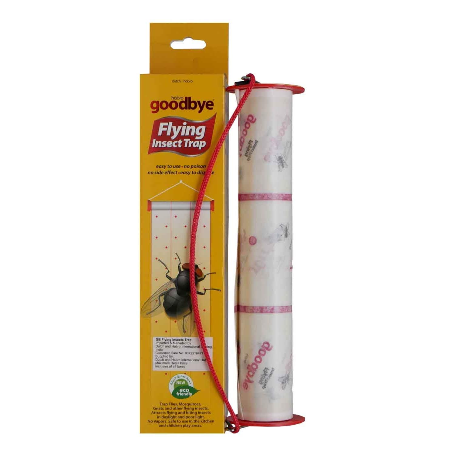 Goodbye Flying Insect Trap Effective and Powerful Safe Fly Catcher (White)