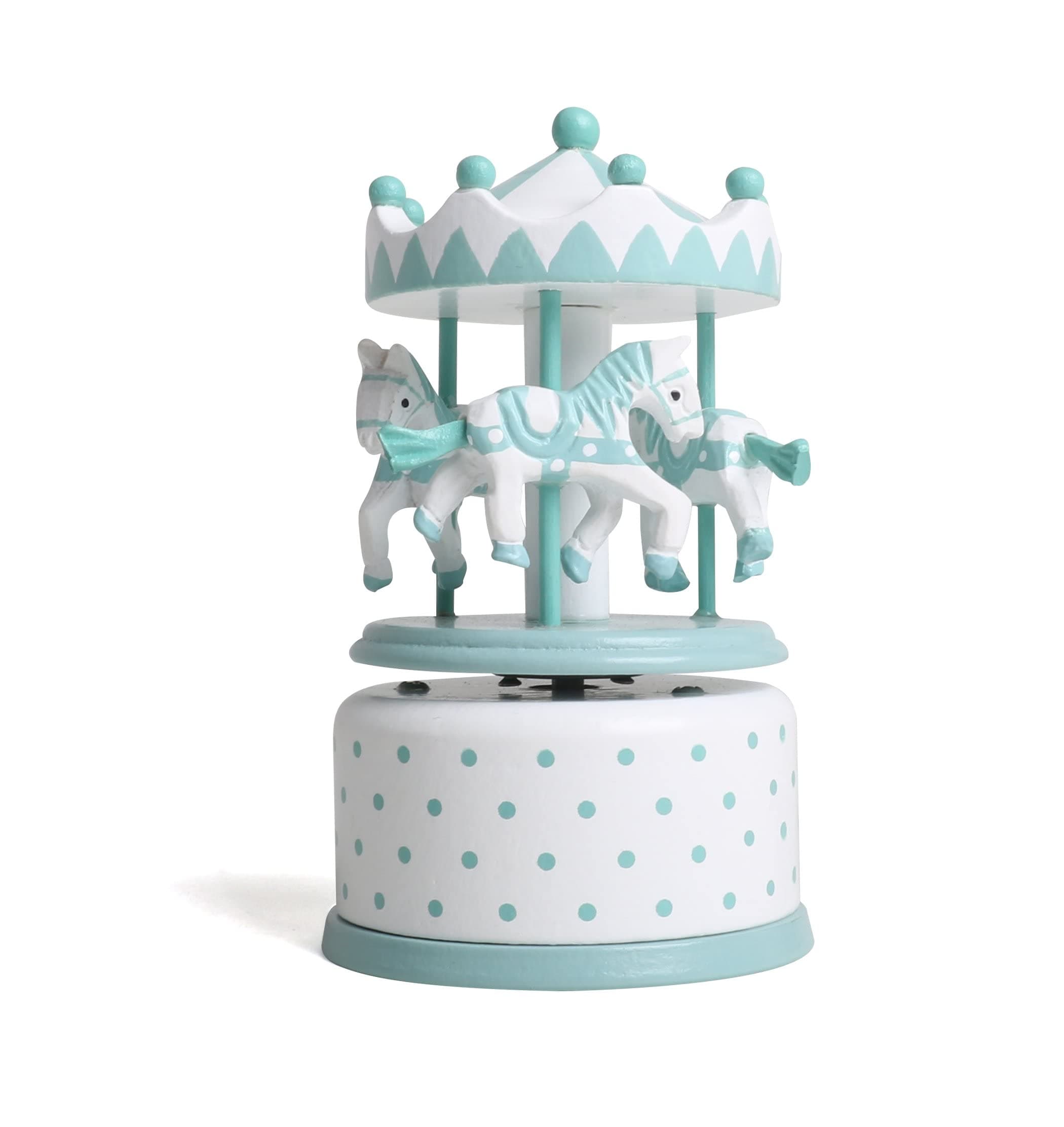 Wooden Game mwsj, carousel - Blue