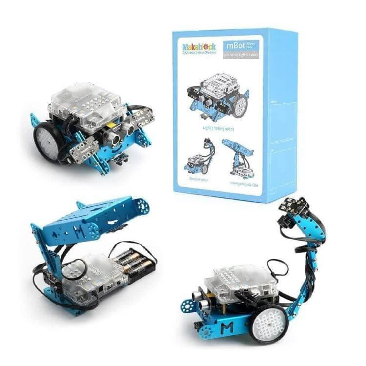 mBot Add-on Pack: Interactive Light & Sound Pack Designed (Blue)