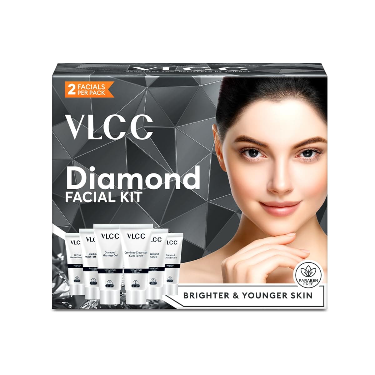Natural Sciences Diamond Facial Kit, Multi