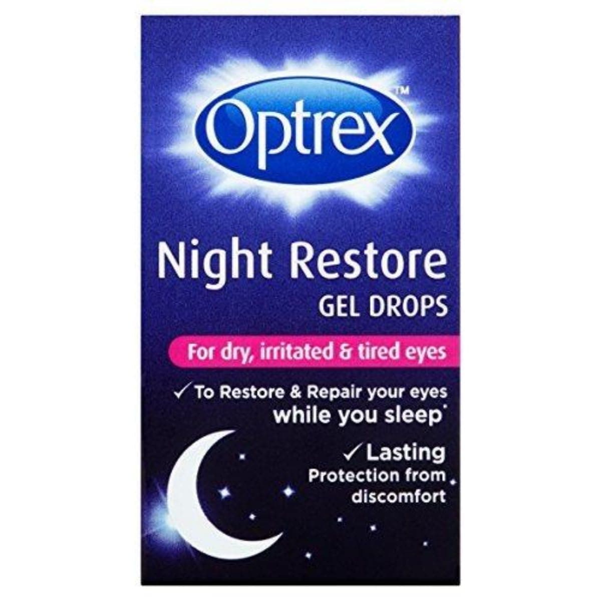 Optrex Night Restore Gel Drops, 10ml