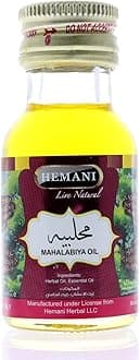 HEMANI Mahalabiya Oil - Henna Oil for Hair - 20mL (1 FL OZ)