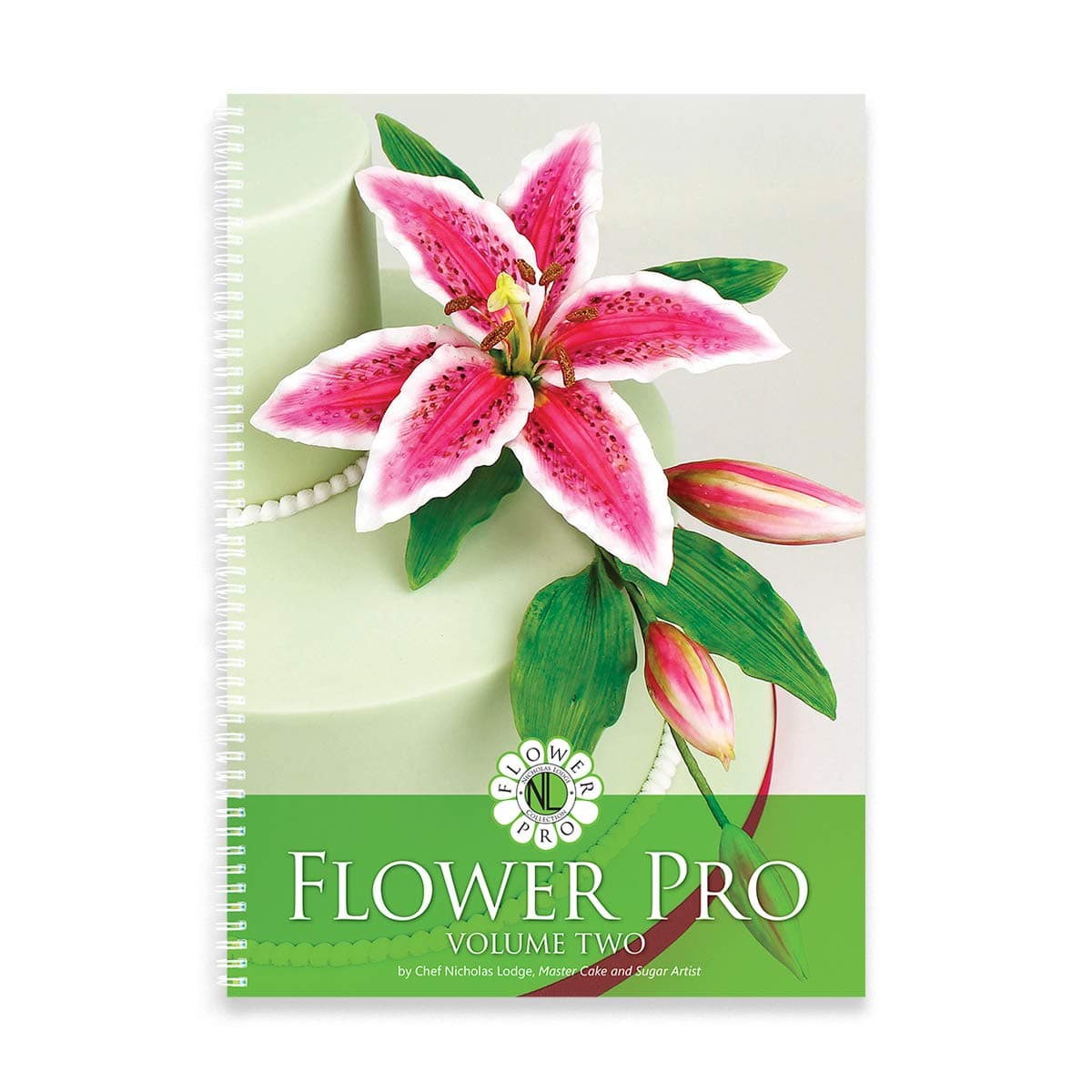 Flower Pro Volume 2 Book. Nicholas Lodge's Step-by-Step Instructional Book for Making Sugar Flowers Using the Flower Pro Silicone Molds Range by Katy Sue Spiral-bound – Picture Book, January 1, 2019